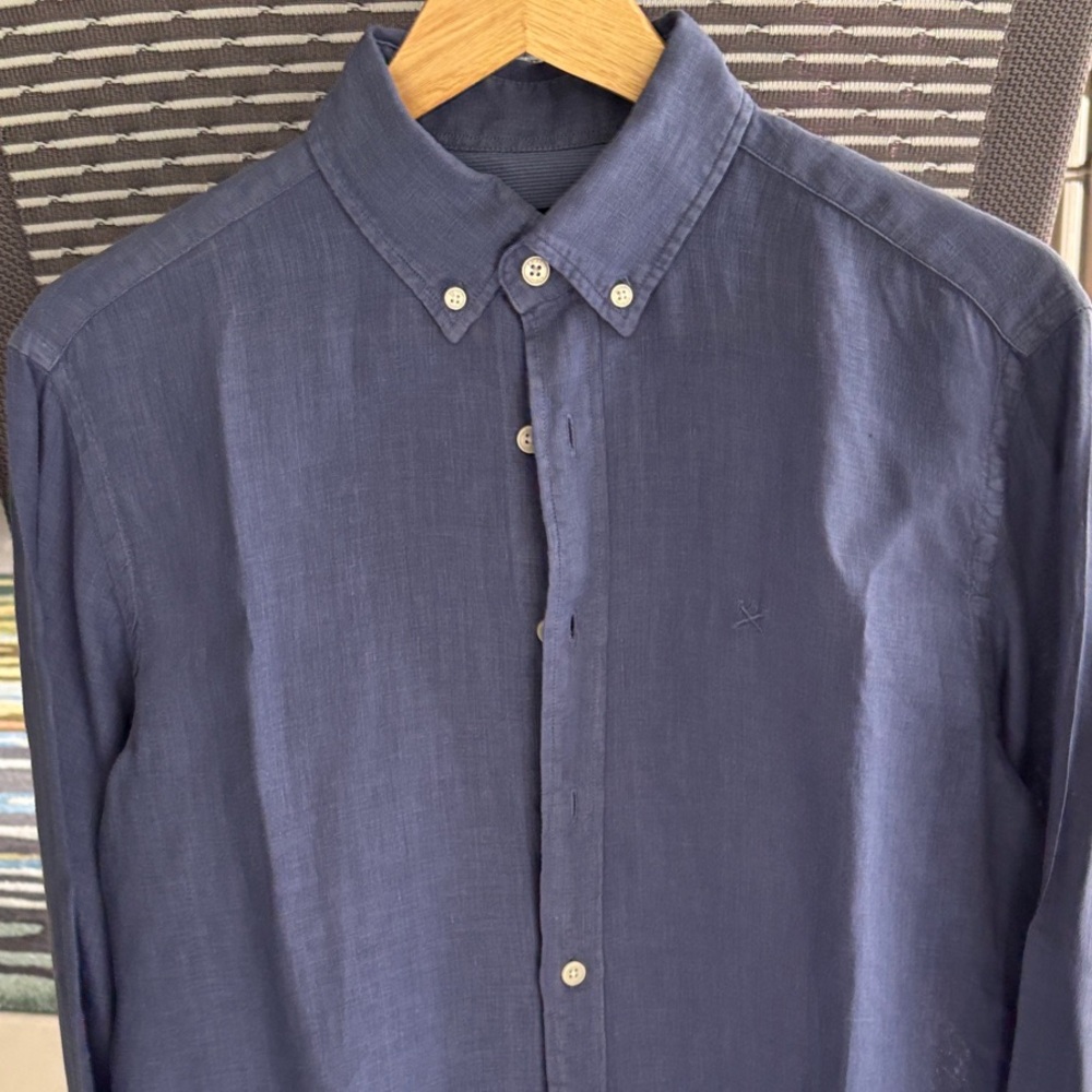 Hackett Light Blue Casual Button Down Shirt